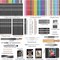 136-Piece Professional Art & Drawing Set – Graphite, Charcoal, Colored, Watercolor & Metallic Pencils with Sketchbook, Watercolor & Coloring Book, Blending Tools, and Zipper Case – Perfect for Artists, Students & Teens